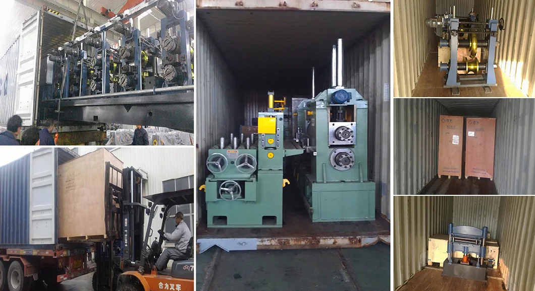 ERW Galvanized Iron Round Pipe Mill Tube Making Machine